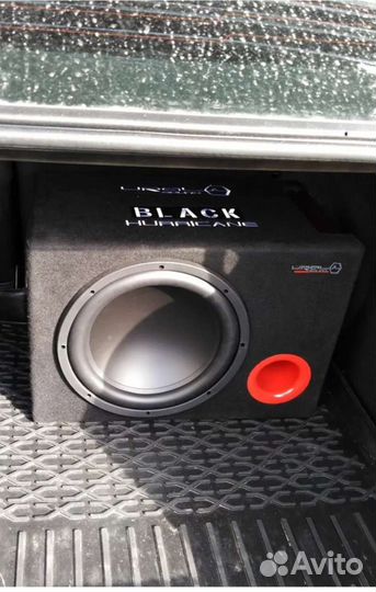 Активный сабвуфер урал black hurricane