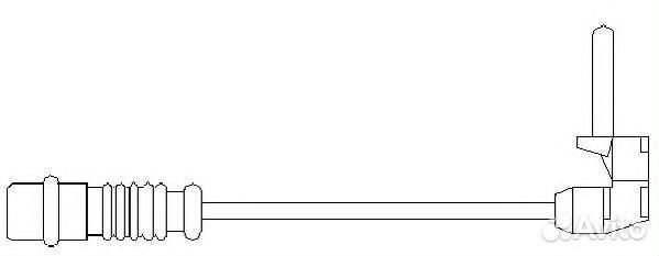 Датчики износа тормозных колодок 4шт. Beral UAI102