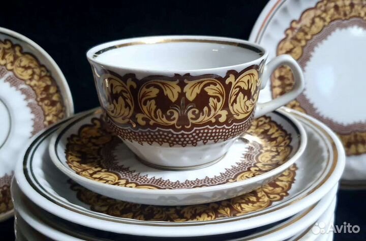 Сервиз кофейный рижский , фарфор СССР