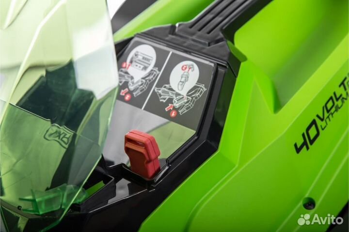 Газонокосилка аккумуляторная Greenworks G40LM35