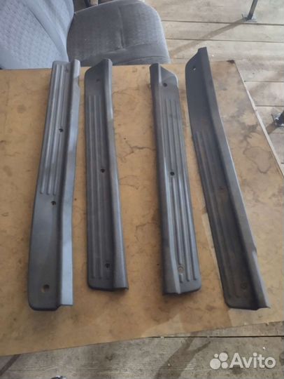 Накладки порога mitsubishi Спейс wagon 2