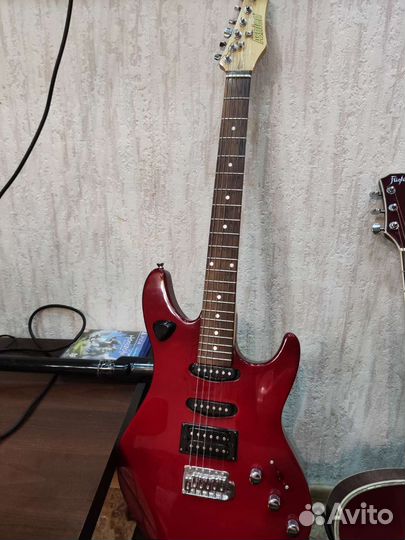 Гитара ashton+комбик