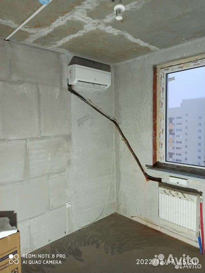 Закладка трассы под кондиционер