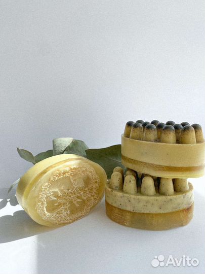 Массажное мыло ручной работы
