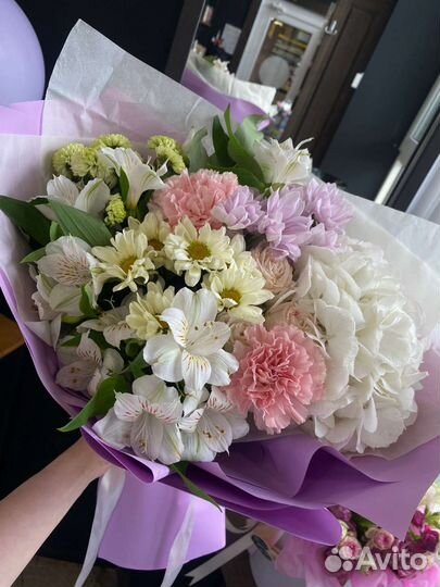 Живые цветы букеты