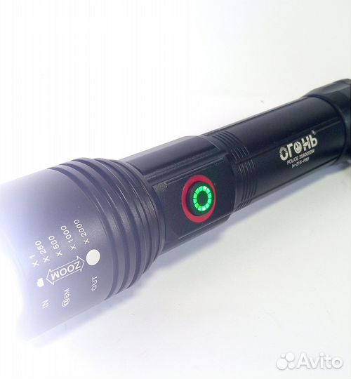 Фонарь Огонь H-215-P99 Police (2580000W)