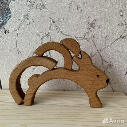 Пирамидка заяц, монтессори