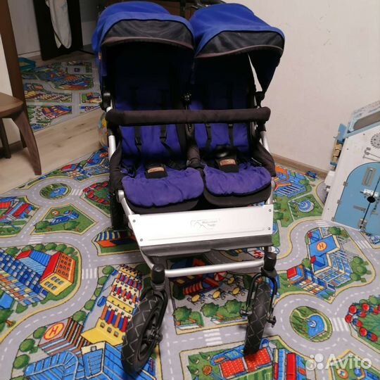 Коляска для двойни 3 в 1 moutain buggy duet