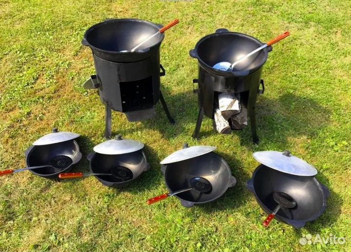 Чугунные Казаны от 3,5 до 22 л - Печи - В наличии