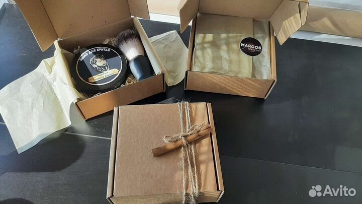 Набор мыло для бритья с помазком