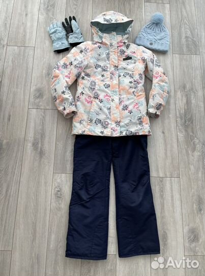 Glissade костюм для девочки, шапка, перчатки