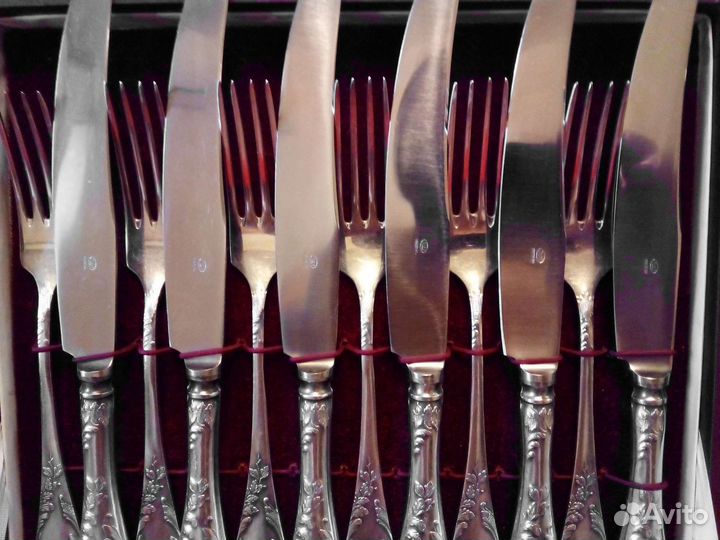 Набор столовых приборов мельхиор зиш