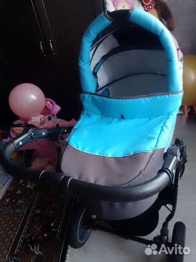 Коляска 2в1.Прыгунки. Автолюлька.Дождевик
