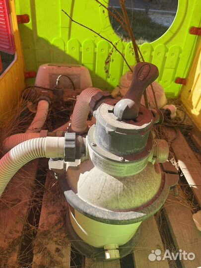 Каркасный бассейн интекс комплект бу