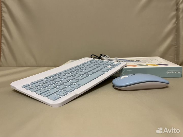 Клавиатура и мышка беспроводная для ноутбука пк тв