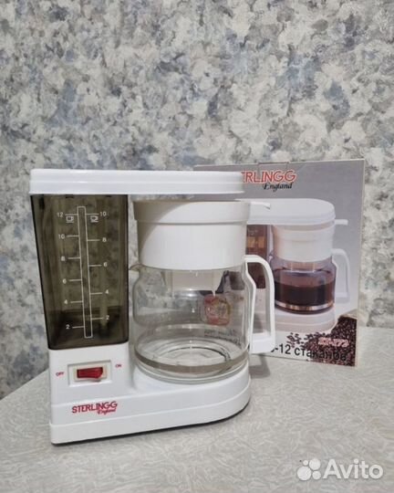 Кофеварка sterlingg (England )на 12 стаканов