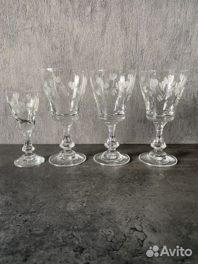 Фужеры хрустальные СССР