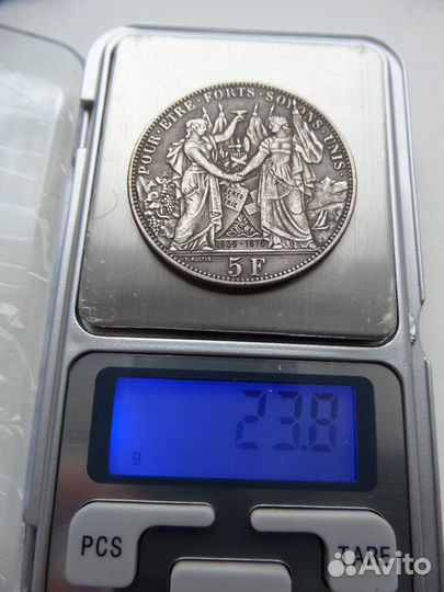 5 франков 1876 швейцария
