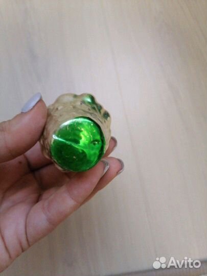 Советская ёлочная игрушка Корзина с ягодами