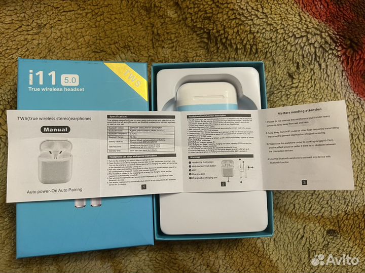 Беспроводные наушники TWS i11