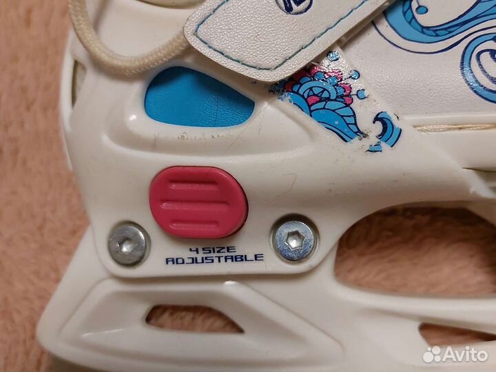 Коньки детские раздвижные 30-31-32-33