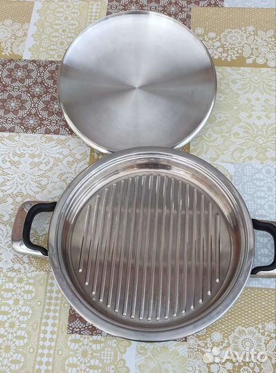 Сковорода гриль zepter, кастрюля, солонка