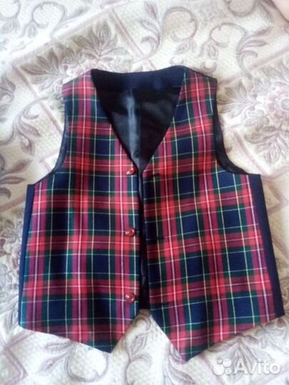 Рубашка школьная, пиджак, жилет