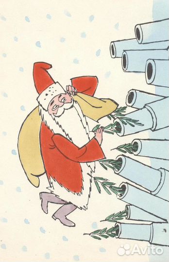 1961-1962 год Болгарские новогодние открытки