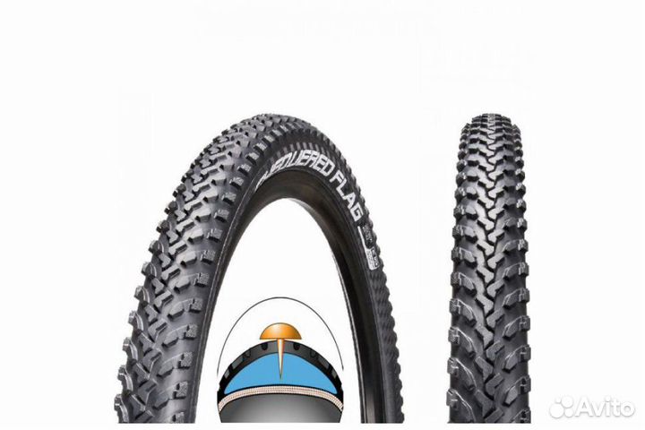 Велопокрышка 26 *4.0 шт 2 под заказ