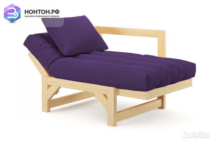 Кресло Амбер фиолетовое