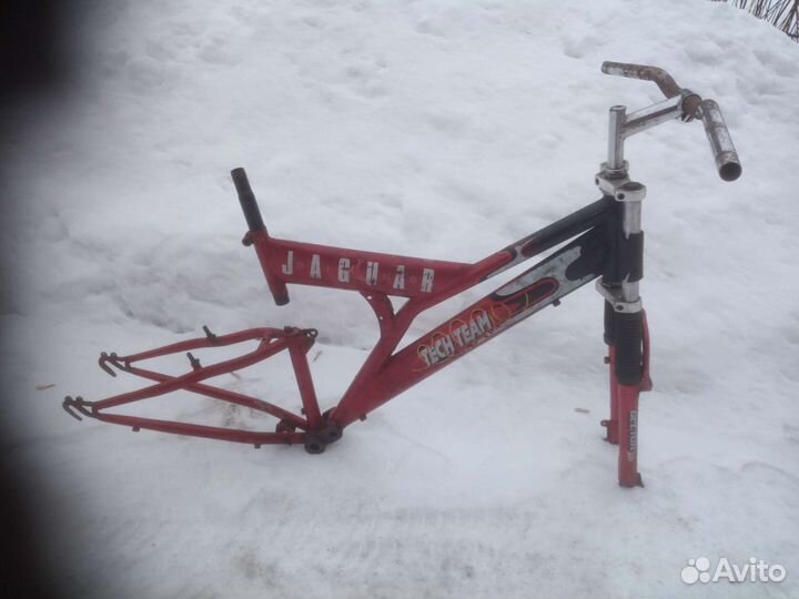 Рама велосипеда двухподвес Jaguar