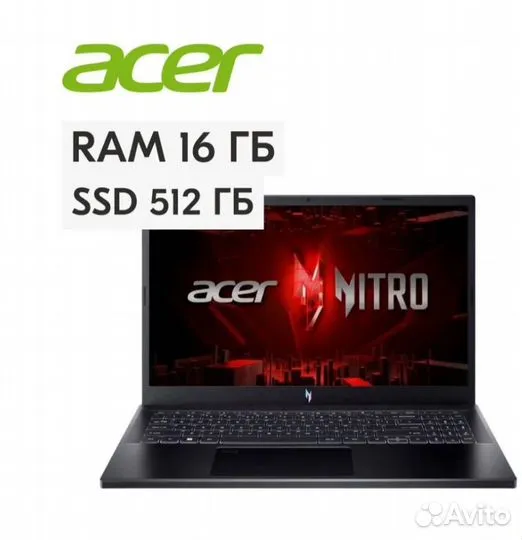 Игровой ноутбук Acer Nitro V15 ANV15-51-55M2