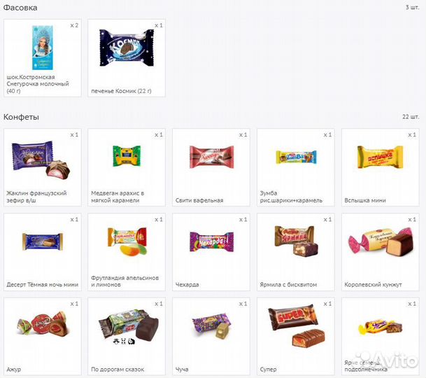 Сладкие подарки на новый год