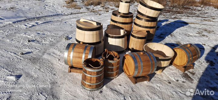 Бочка дубовая