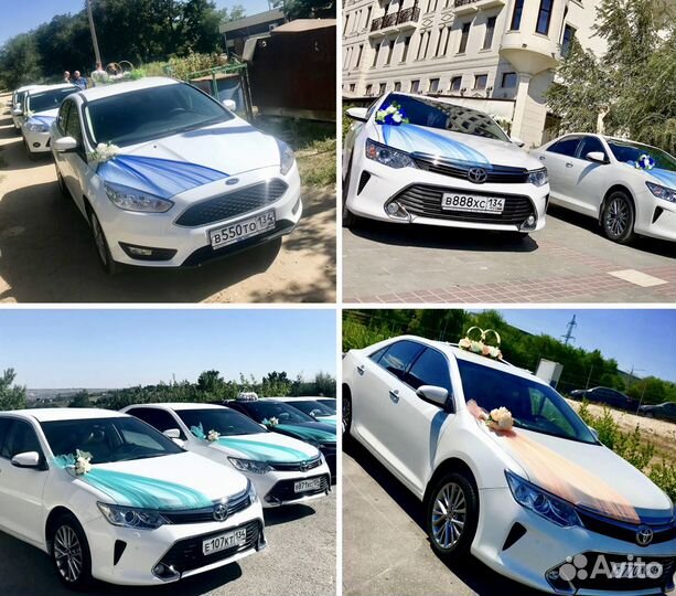 Украшения свадебной машины. Украшения на авто