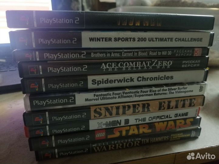 Игры для PS2 и компа, детские, marvel