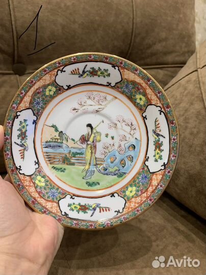 Тарелка ручная роспись