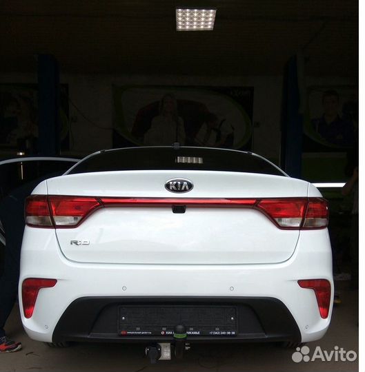 Фаркоп для Kia Rio 4 седан 2017/Hyundai Solaris 2