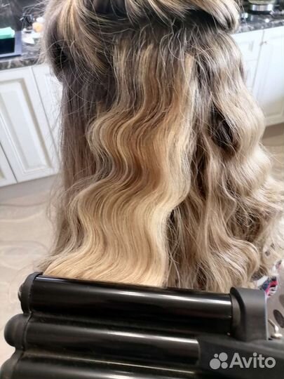 Плойка тройная для волос