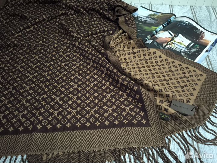 Кашемировый палантин LV Unisex, 3 цвета