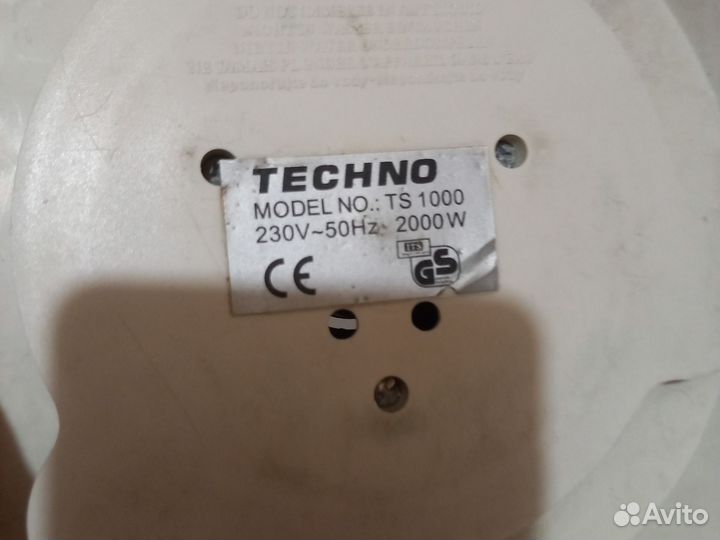Чайник электрический Techno б/у 1,7 л рабочий
