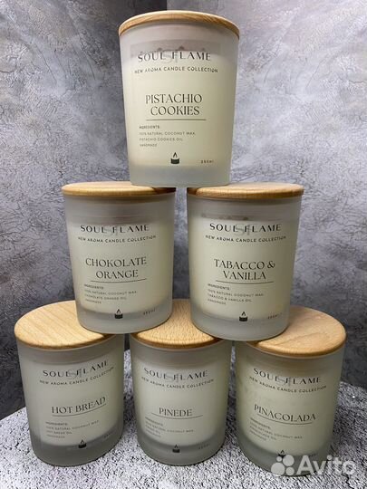 Свечи ароматические ручной работы.Подарочный набор