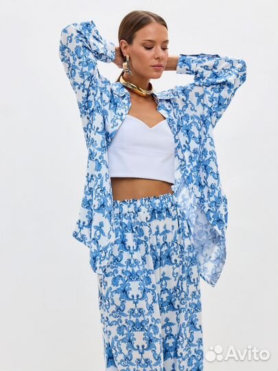 Ткань отрез вискоза/хлопок