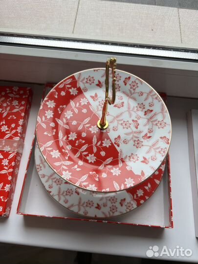 Конфетница двухярусная новая