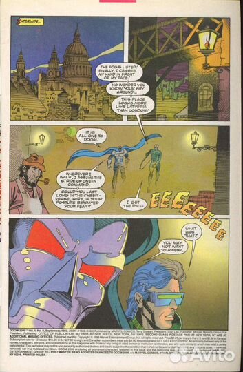 Doom 2099 #9 VF 8.0 1993 Stock Image