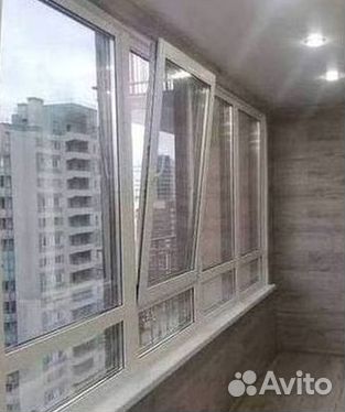 Остекление окон и балконов пвх