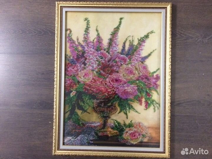 Картины вышитые бисером