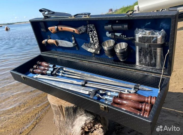 Шашлычный набор в кейсах/ чехлах