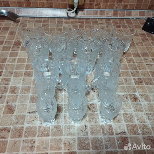 Хрустальные рюмки СССР