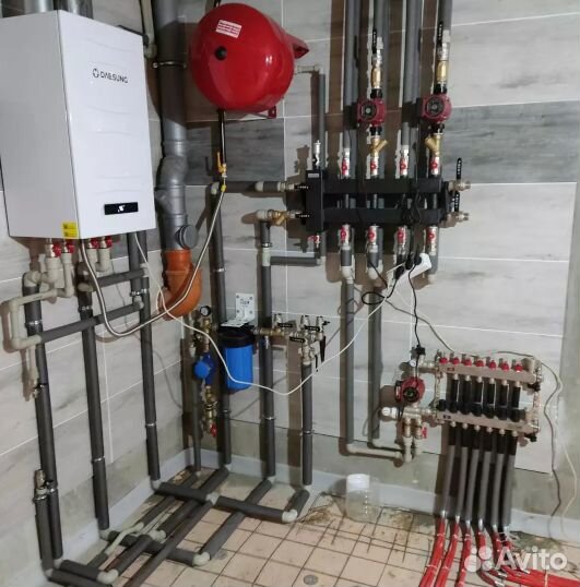 Монтаж системы отопления